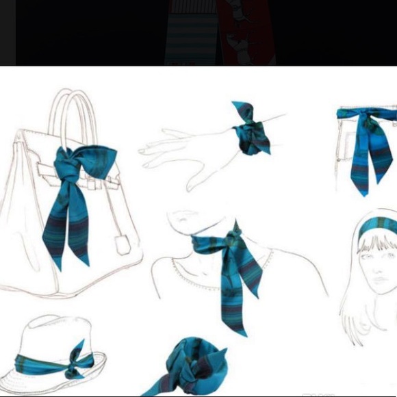 🆕NIP: Twilly Multipurpose Silk/Polyester blend Scarf- Cream/Pink/Brown/Red - Picture 3 of 3